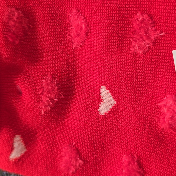 MIXIT BRAND WOMEN'S HEARTS VALENTINES BUNDLE OF 3 CREW SOCKS FITS SHOE SIZE 4-10 - Picture 4 of 9